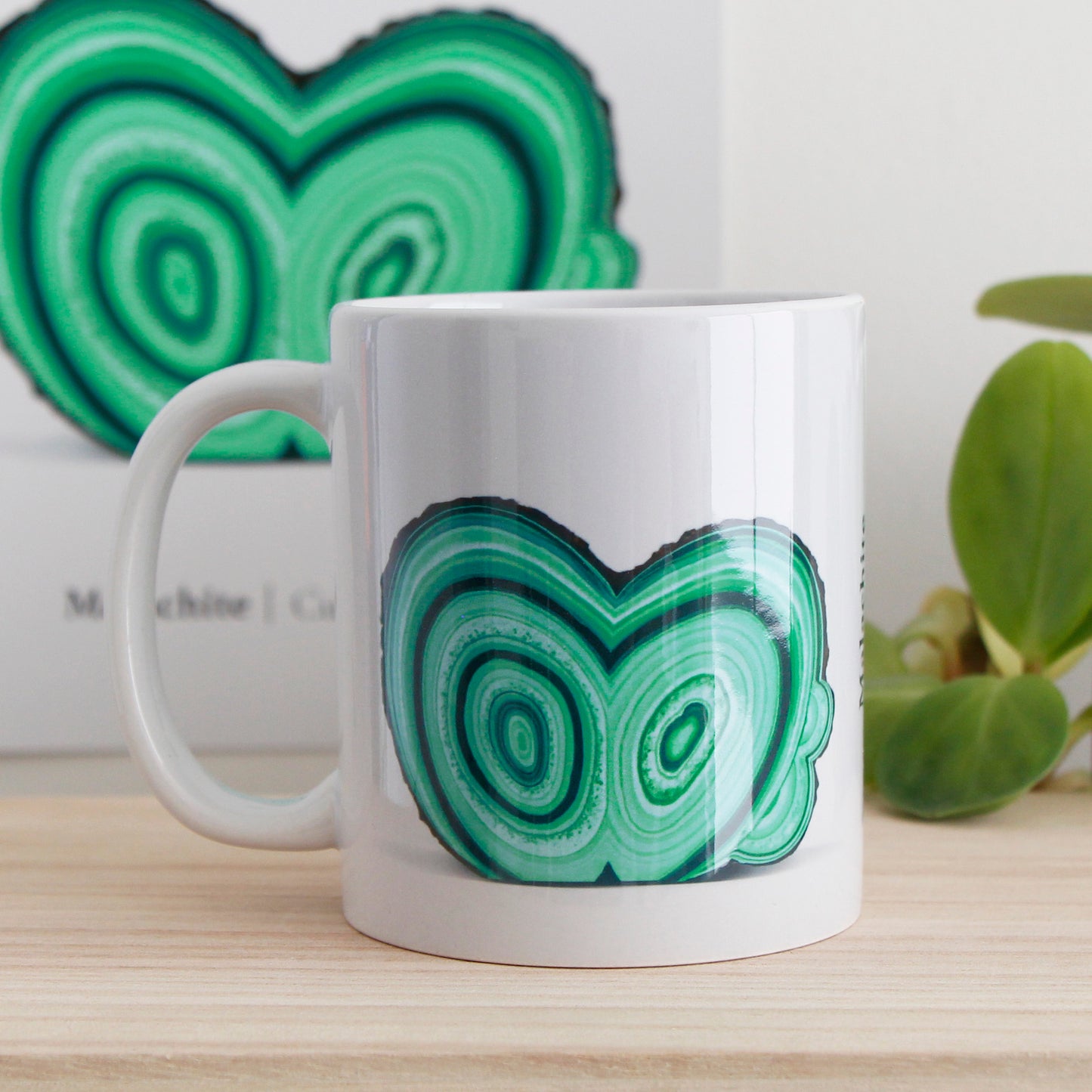 Malachite Porcelain Mug